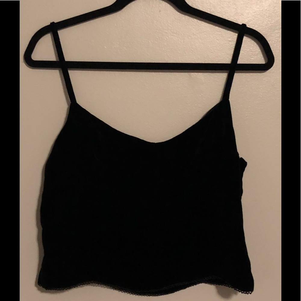 Ralph Lauren Velvet Crop Top